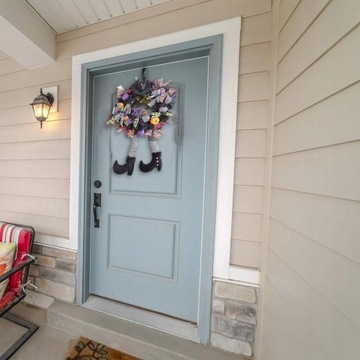 ХЭЛЛОУИН ВЕНОК ШЛЯПА ВЕДЬМЫ НОГА