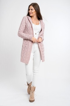 GLORIA BLOGGING ТЕПЛЫЙ КАРДИГАН С КАПЮШОНОМ L/XL