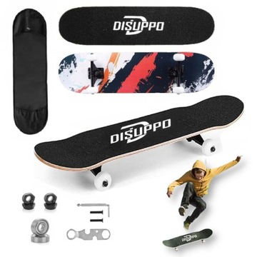 DESKOROLKA WYCZYNOWA DO 150KG + GRATIS TORBA ZAPASOWE ŁOŻYSKA ABEC11