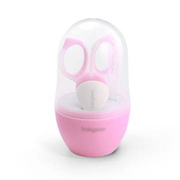 398/02 НАБОР ДЛЯ УХОДА ЗА НОГТЯМИ, РОЗОВЫЙ BabyOno