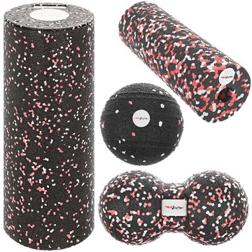 ZESTAW EPP DO MASAŻU 5W1 ROLLER + WAŁEK + PIŁKA + DUOBALL MASAŻER CROSSFIT