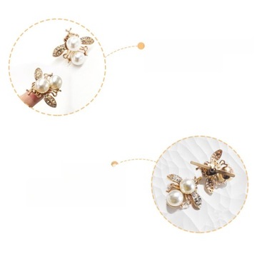 ЗАЖИМЫ ДЛЯ ОБУВИ СВИТЕРА КАРДИГАНА С ПРЯЖКОЙ ПЧЕЛКА 4 ШТ.