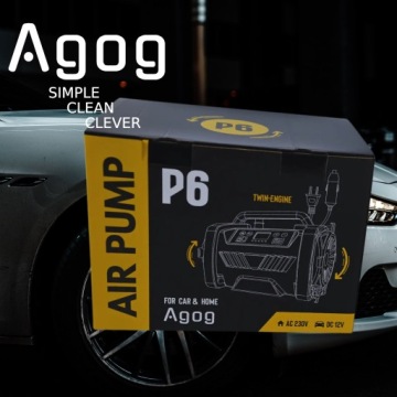 АВТОМОБИЛЬНЫЙ КОМПРЕССОР 12 В или 230 В ПОРТАТИВНЫЙ МОЩНЫЙ ЭЛЕКТРИЧЕСКИЙ НАСОС AGOG