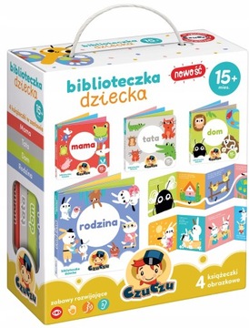 CZUCZU BIBLIOTECZKA DZIECKA 4 KSIĄŻECZKI OBRAZKOWE