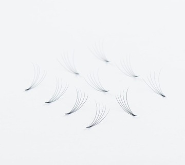 RZĘSY KĘPKI PREMIUM VOLUME FANS 5D C 0,07 11 MM WONDER LASHES 130SZT SŁOIK