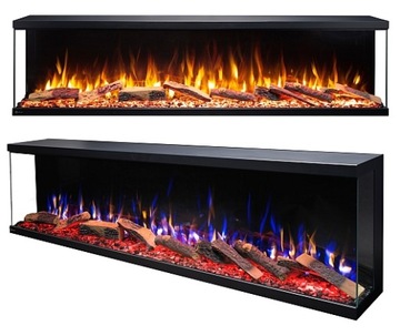 УНИКАЛЬНЫЙ LED электрокамин 100см БЕЗ функции нагрева AFLAMO новая модель