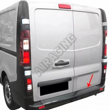 VRSTVA LIŠTA OSOBNÍ STRÁŽCE NA ZADNÍ NÁRAZNÍK DO OPEL VIVARO B 2014-2019