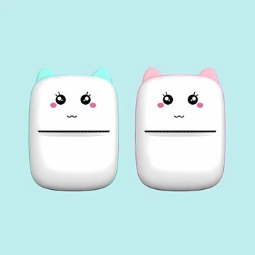 МИНИ ТЕРМОПРИНТЕР DRUKUŚ ПОРТАТИВНЫЙ СИНИЙ ДЛЯ ФОТОГРАФИЙ