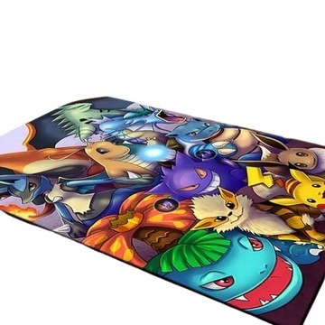 DYWAN DO POKOJU DZIECIĘCEGO POKEMONY KOLOROWY DLA FANA GRY POKEMON 120X160