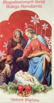 OPŁATKI WIGILIJNE na wigilię duże 3 sztuki