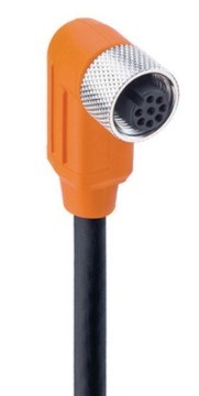RKWTS 8-299/5 m przewód PUR do czujnika, złącze M12 kątowe 8pin+ekran, 5m