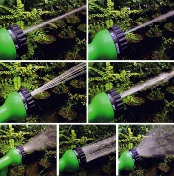 СОЕДИНИТЕЛИ ГИБКОГО САДОВОГО ШЛАНГА ПРЕМИУМ, 20–60 м, ПИСТОЛЕТ 7 РЕЖИМОВ