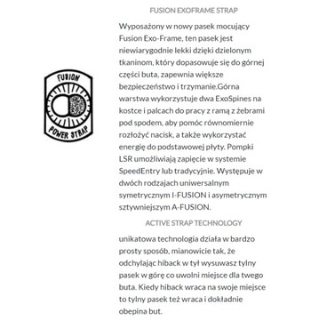 Крепления Flow Fenix ​​Fusion Black XL