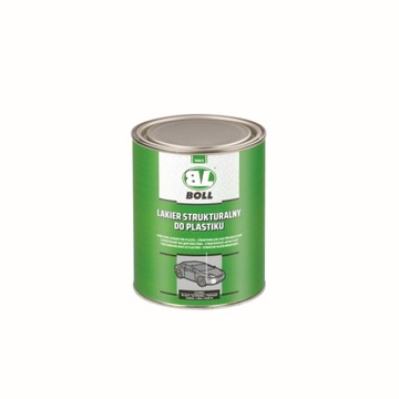 BOLL LAKIER DO PLASTIKU STRUKTURALNY CZARNY NA PISTOLET 1L / BOLL
