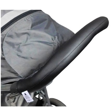 Защита ручки для детской коляски - коричневый 50см