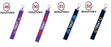 Короткий ремешок для ключей на запястье ЛЮБОЕ ИМЯ - много дизайнов