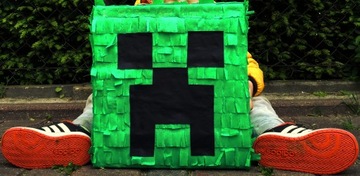PINIATA XXL MAJNKRAFT minecraft ТНТ бомба + БЕСПЛАТНО
