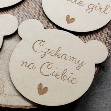 ДЕРЕВЯННЫЕ ТАРЕЛКИ С МЕСЯЦАМИ ДЛЯ ДЕТСКИХ ФОТОГРАФИЙ МИШКА ТЕДДИ ГОЛОВКА МЕДВЕДЯ