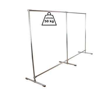 ВЕШАЛКА МЕТАЛЛИЧЕСКАЯ 1,5 М для одежды ШКАФ