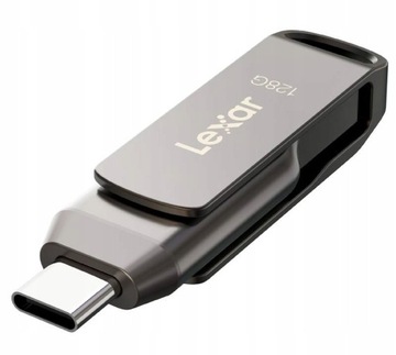 Флеш-накопитель Lexar JumpDrive Dual Drive D400, 128 ГБ, USB 3.1 Type-C