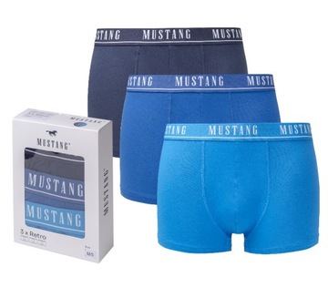 Bokserki Mustang True Denim 3-pack r. M