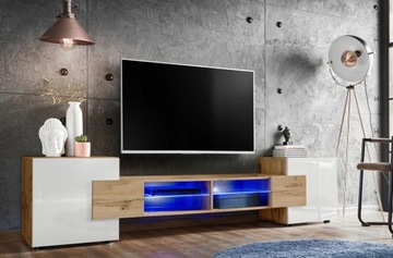 Szafka Stolik RTV Led Komoda Nowoczesna