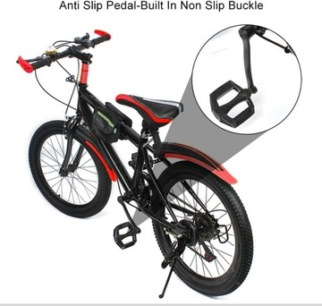 КРАСНЫЙ 20-ДЮЙМОВЫЙ ДЕТСКИЙ ВЕЛОСИПЕД MTB SPORT 7 ПЕРЕДАЧ