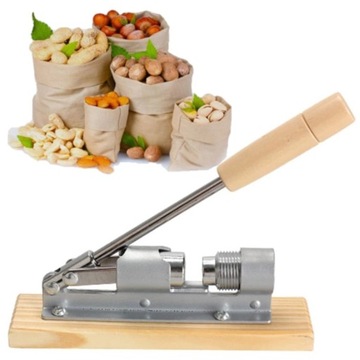 DZIADEK DO ORZECHÓW NA PODSTAWCE SOLIDNY STALOWY