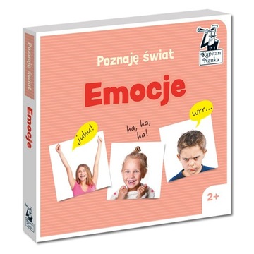 Kapitan Nauka Książeczka obrazkowa EMOCJE 2+