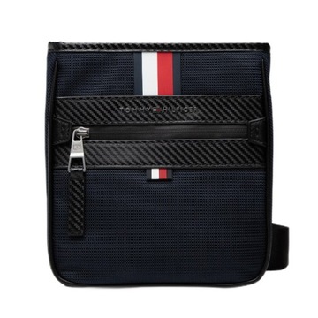 -33% TOMMY HILFIGER SASZETKA MĘSKA ELEVATED NYLON CROSSOVER GRANATOWA