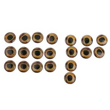 20 / paczka 15mm rybie oczy holograficzne