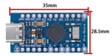 PRO MICRO ATMEGA32u4 (клон Arduino) USB-C