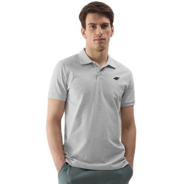 Men's Men's T -Fish Вышитый логотип 4F Sports T -Frish ежедневно