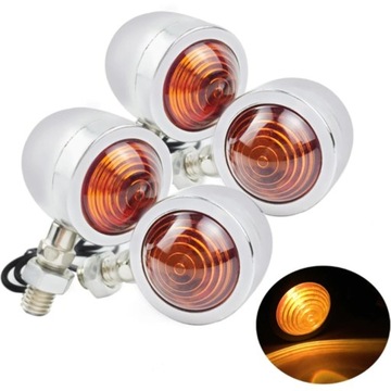 Указатели поворотов CHOPER CUSTOM HARLEY 3,7см 4шт.