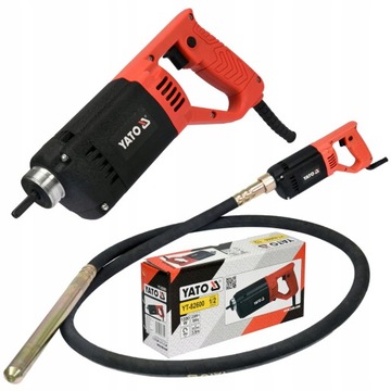 YATO WIBRATOR ZAGĘSZCZARKA DO BETONU 1200W + BUŁAWA 3M YT-82600