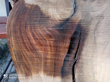 Доски DT16 корень ореха 2 шт. под смолой