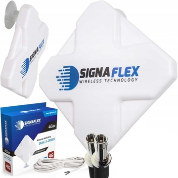 ANTENA DUAL GSM 2G 3G 4G LTE HUAWEI ZTE CRC9 40dBi