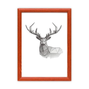 Набор коричневых рамок галерея HIT 5 GF0008