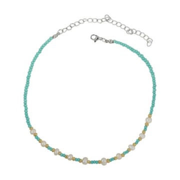 Pearl Beads Choker Naszyjnik Ręcznie robione