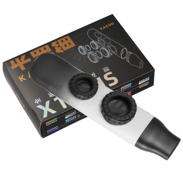 HARMONIKI KAZOO DWUOTWOROWE DLA DOROSŁYCH OCARINA