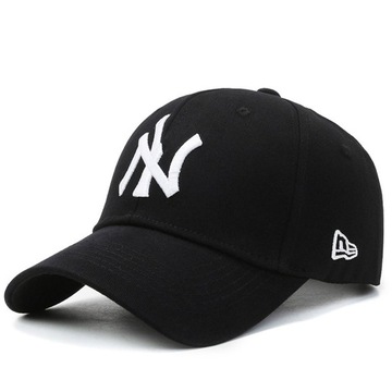 Czapki baseballowe NEW YORK CZARNE DAMSKIE MĘSKIE