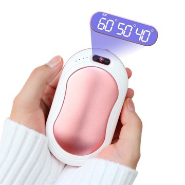 Мини-грелка для рук, перезаряжаемая от USB, 10000 мАч, грелка для рук, электрический нагреватель, теплая
