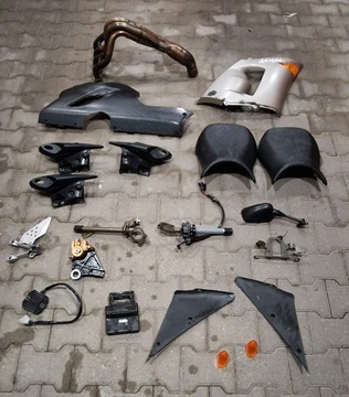 КОМПЛЕКТ ЛЕВОЙ ПЕРЕДНЕЙ КРЫШКИ КРЕПЛЕНИЕ РАМЫ KAWASAKI ZX6 R ZX636 zx6r zx6-r05 +