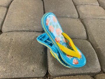 KLIPS DO RĘCZNIKA KĄPIELOWEGO NA PLAŻĘ KLAMERKA DUŻY OLDMAN KLAPEK BUT BLUE