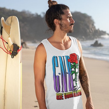 TANK TOP HORROR/ROCK GUNS N ROSES ПИСТОЛЕТ