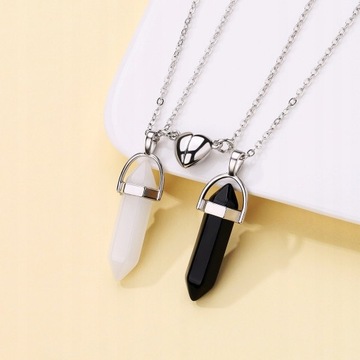 МАГНИТНОЕ ОЖЕРЕЛЬЕ колье ДРУЖБА ЛУЧШИЕ ДРУЗЬЯ сердце МАГНИТ x2