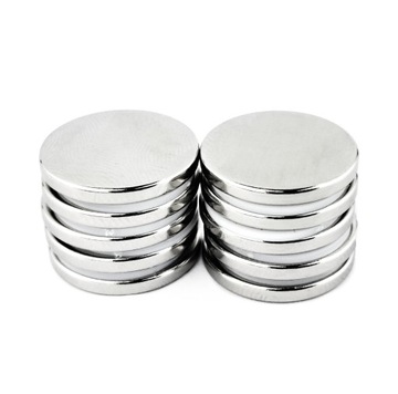 MOCNY MAGNES NEODYMOWY WALCOWY 17x2 MM - 10 SZTUK