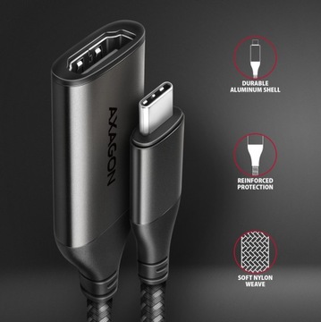 Кабель-переходник USB-C — HDMI 2.0 4K/60Гц 25см