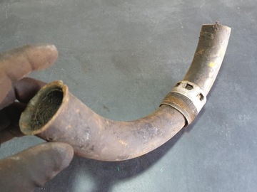 ВИНТАЖНАЯ ГАЙКА ГЛУШИТЕЛЯ КОЛЕНА ДЛЯ МОТОЦИКЛА MZ TROPHY