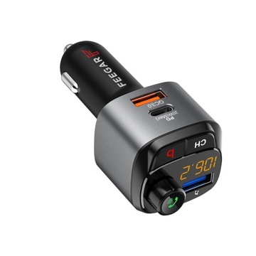 FM-передатчик Feegar Q100 Bluetooth QC 3.0 USB PD